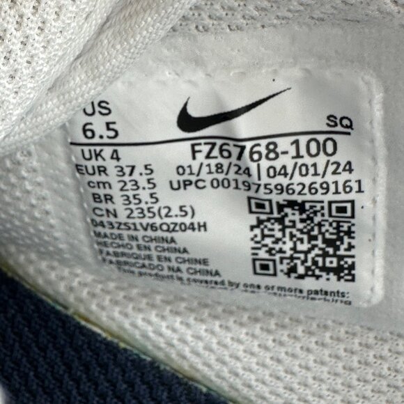 Womens Nike Air Force 1 07 NN White-Obsidian Blue-Pale Ivory FZ6768-100 Sz 6.5 - Picture 11 of 12